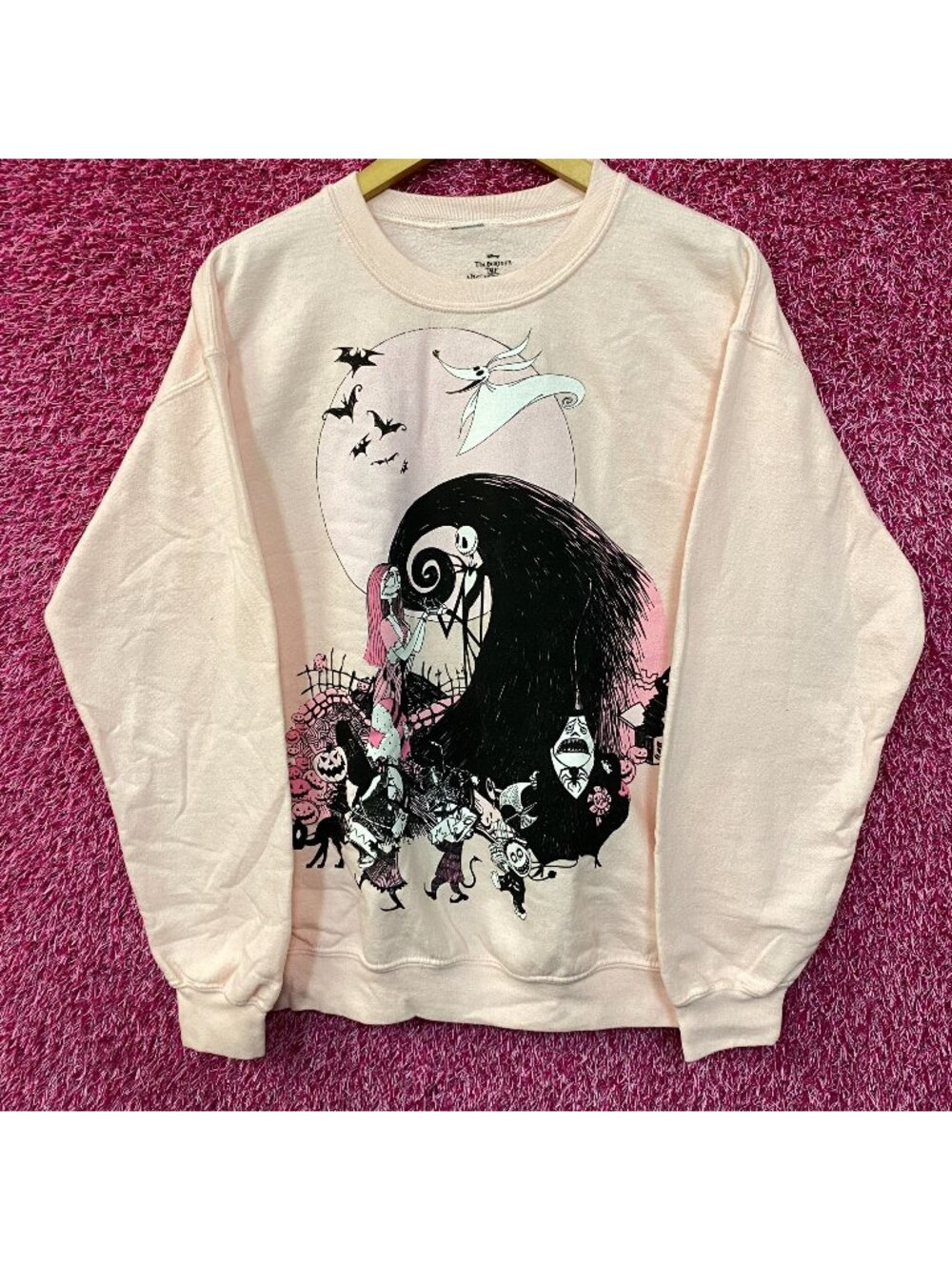 Disney The Nightmare Before Christmas Graphic Crewneck Sweatshirt Medium